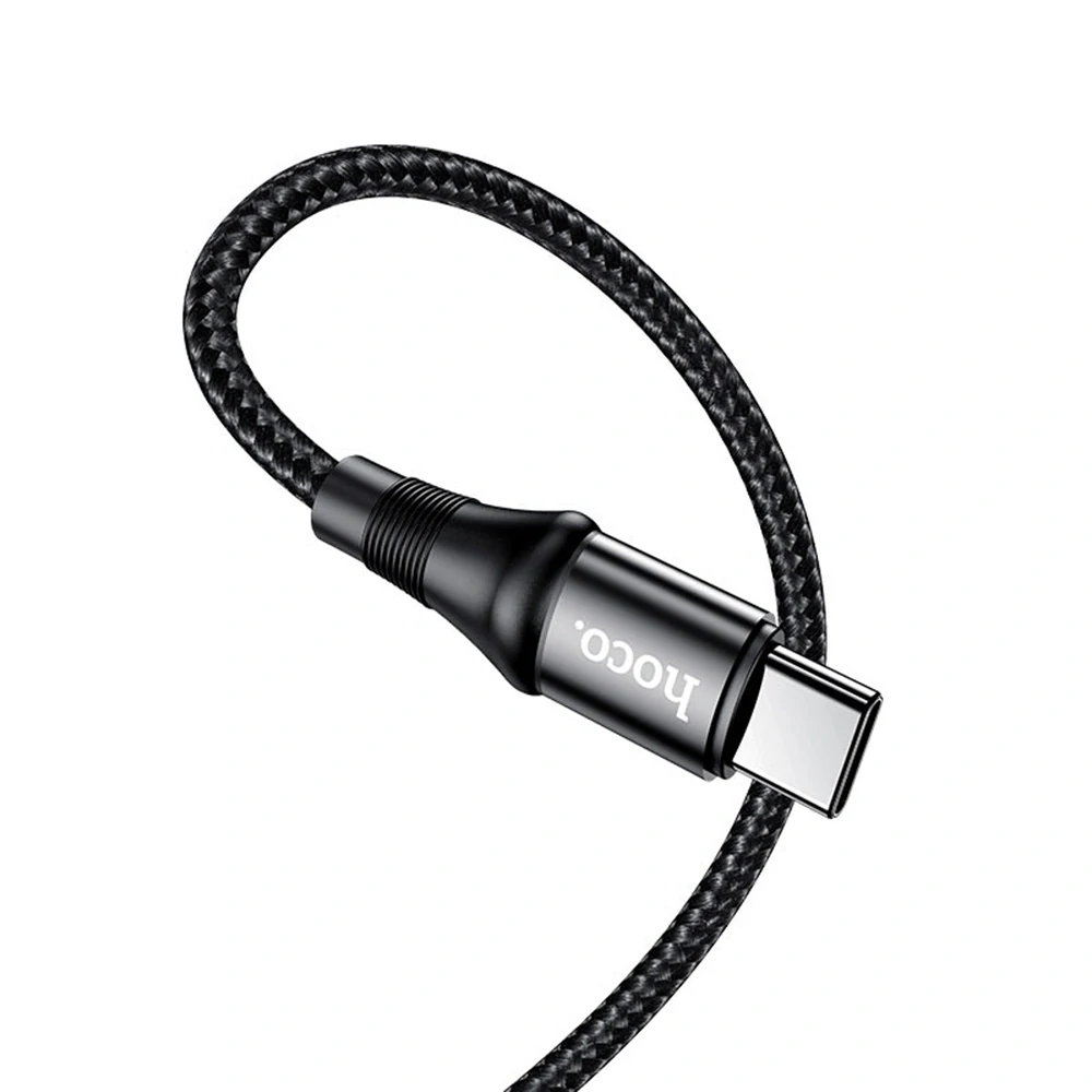 Datový kabel Hoco Exquisito (X50) – USB Type-C na USB Type-C, PD 100W, 5A, 1m – černý