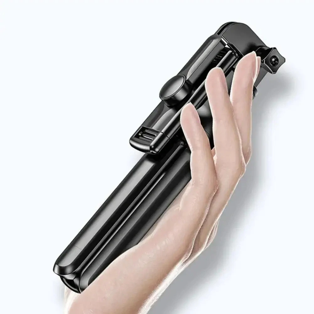Selfie tyč Tripod Techsuit (S03) – stabilní a kompaktní držák na stativ s dálkovým ovládáním Bluetooth, 68 cm – černý