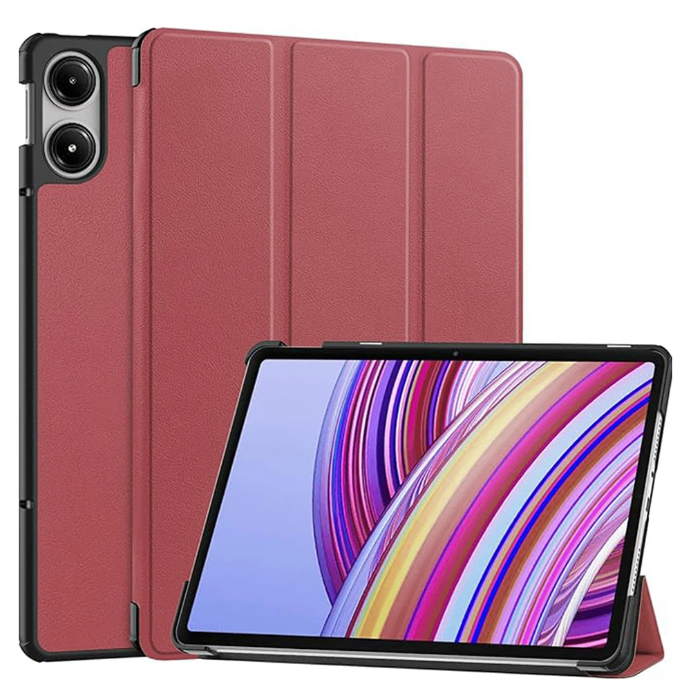 Pouzdro pro tablet Xiaomi Redmi Pad Pro / Poco Pad, Techsuit FoldPro burgundy