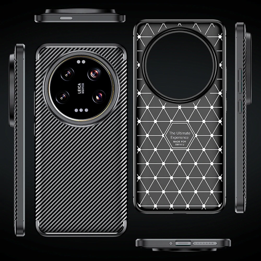 Kryt Xiaomi 13 Ultra, Techsuit CarbonFiber černý