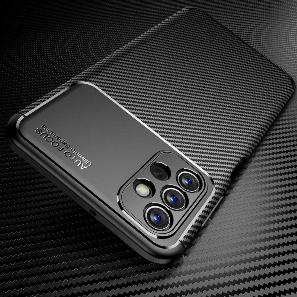Kryt Samsung Galaxy A13 4G, Techsuit CarbonFiber černý