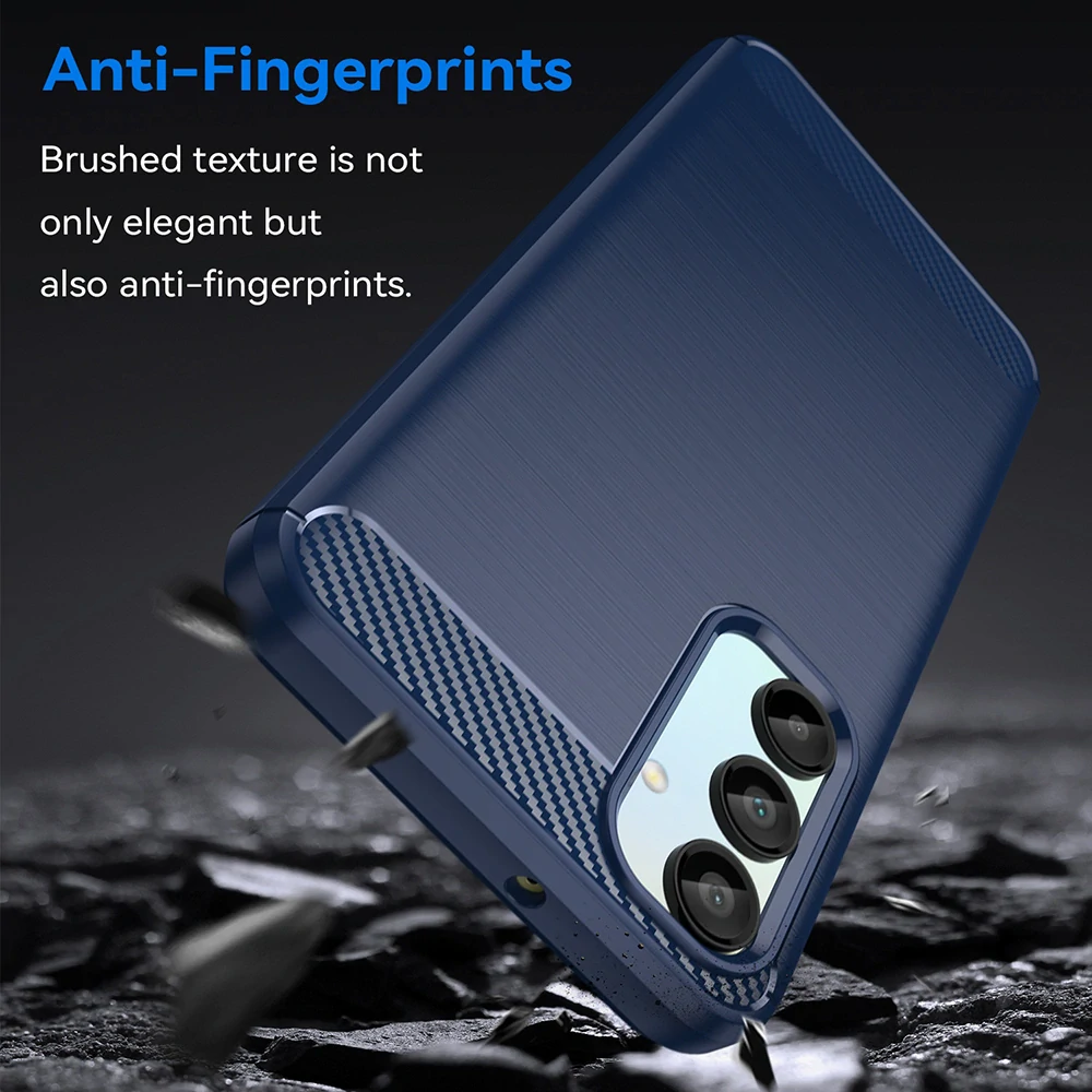 Kryt Samsung Galaxy A16, Armored Carbon modrý