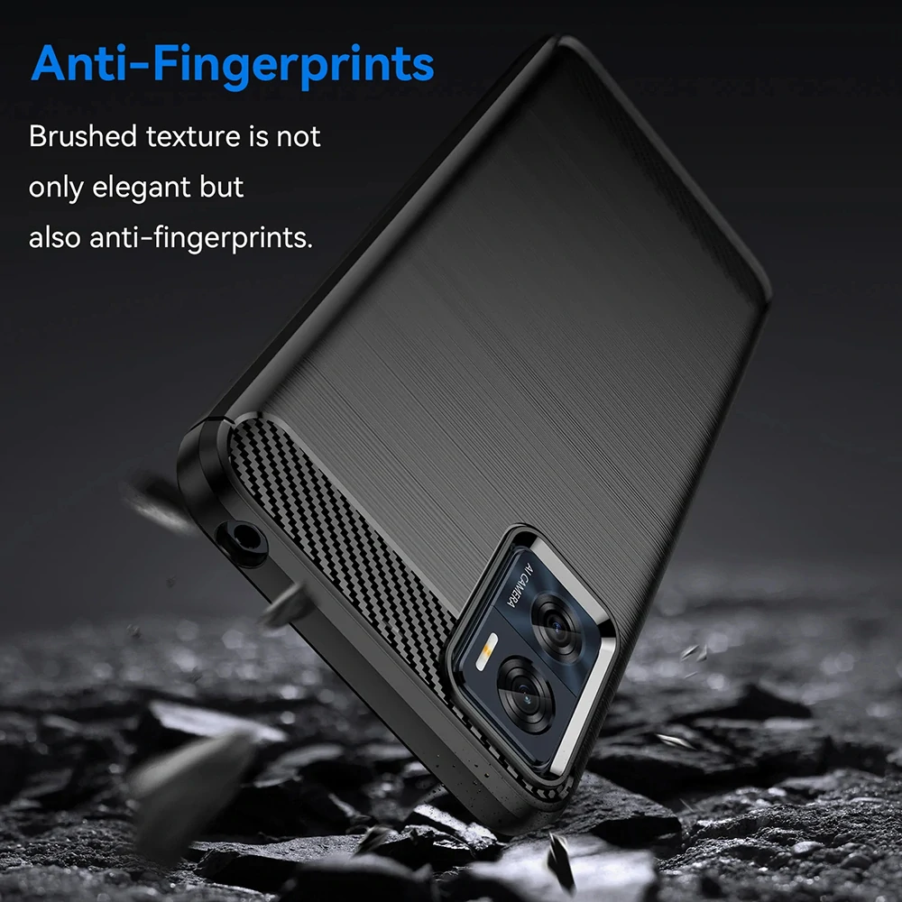 Kryt Motorola Moto E22 / E22i Armored Carbon modrý