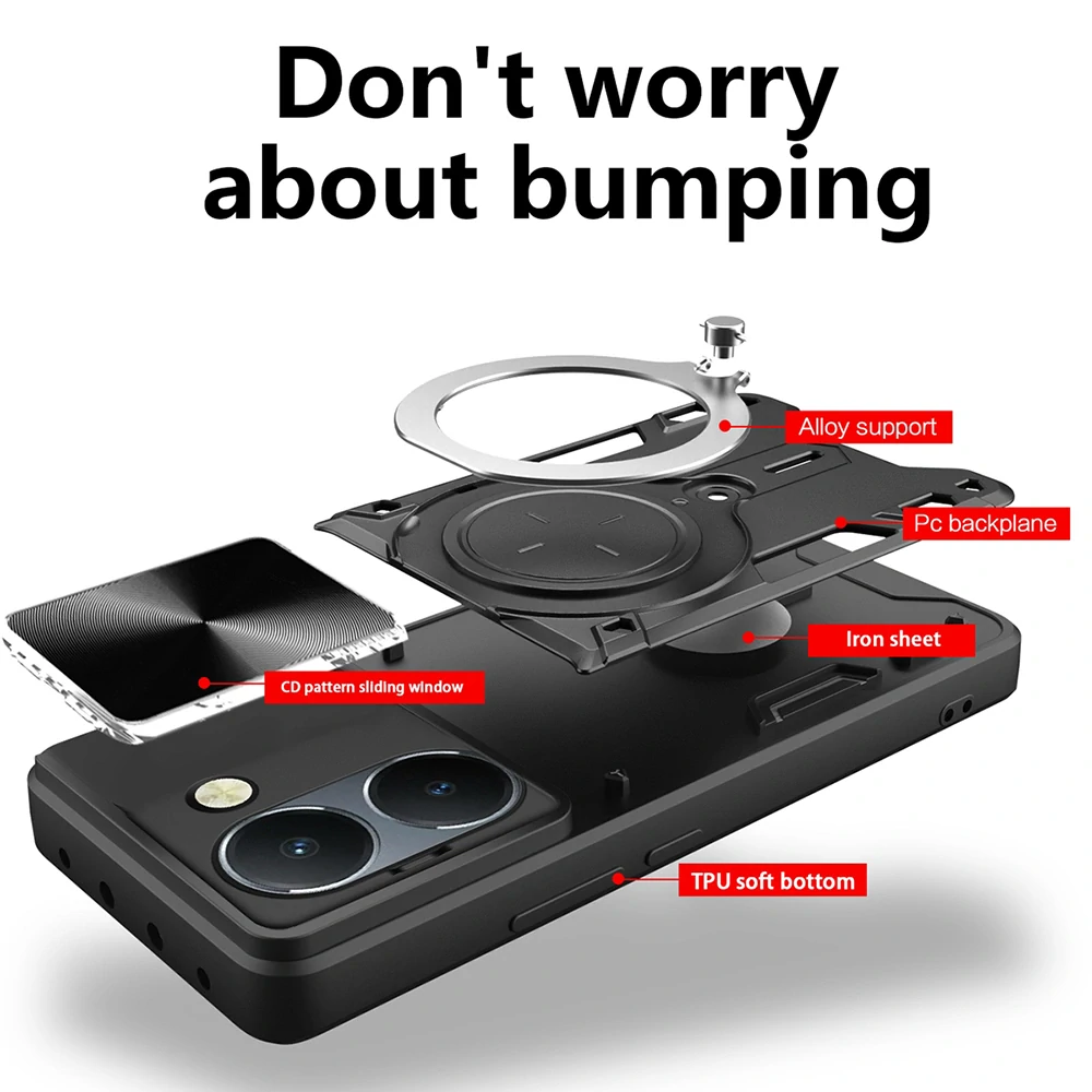Kryt Honor 200 Techsuit CamGuard Pro - červený