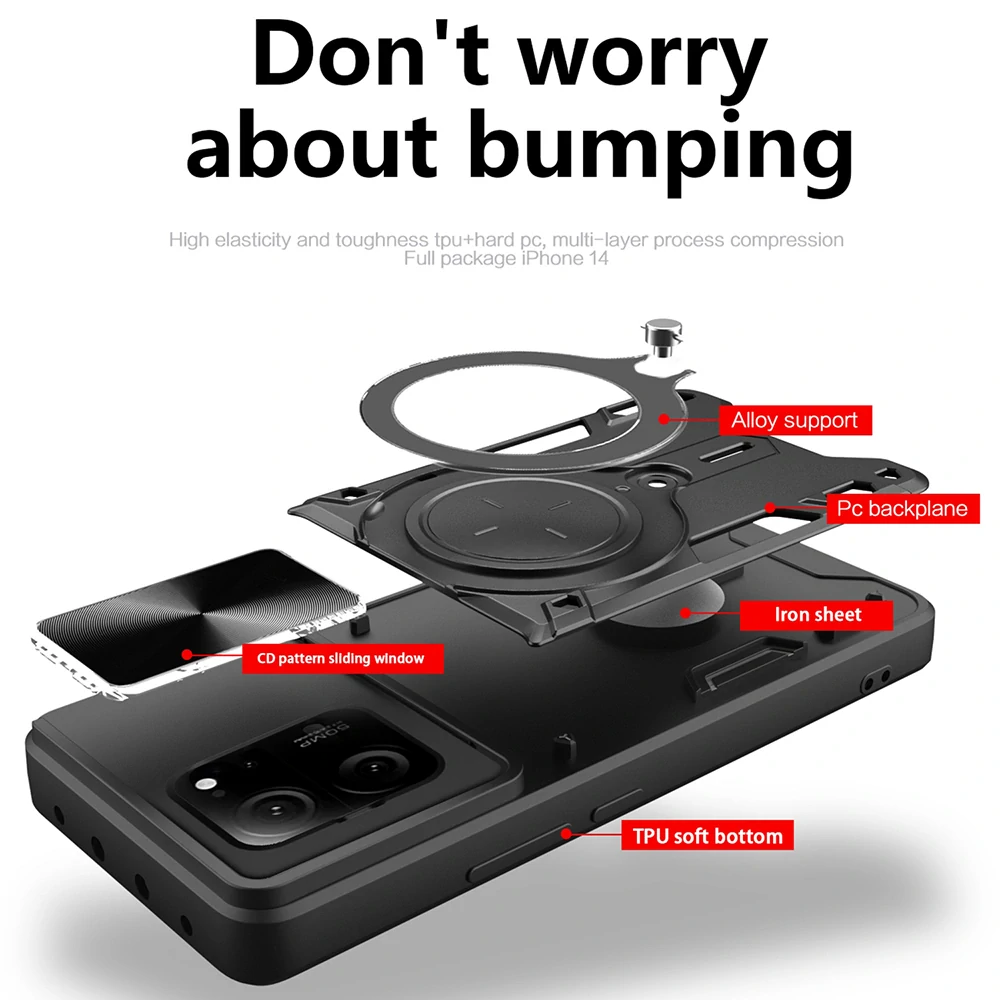 Kryt Xiaomi 13T / 13T Pro Techsuit CamGuard Pro - černý