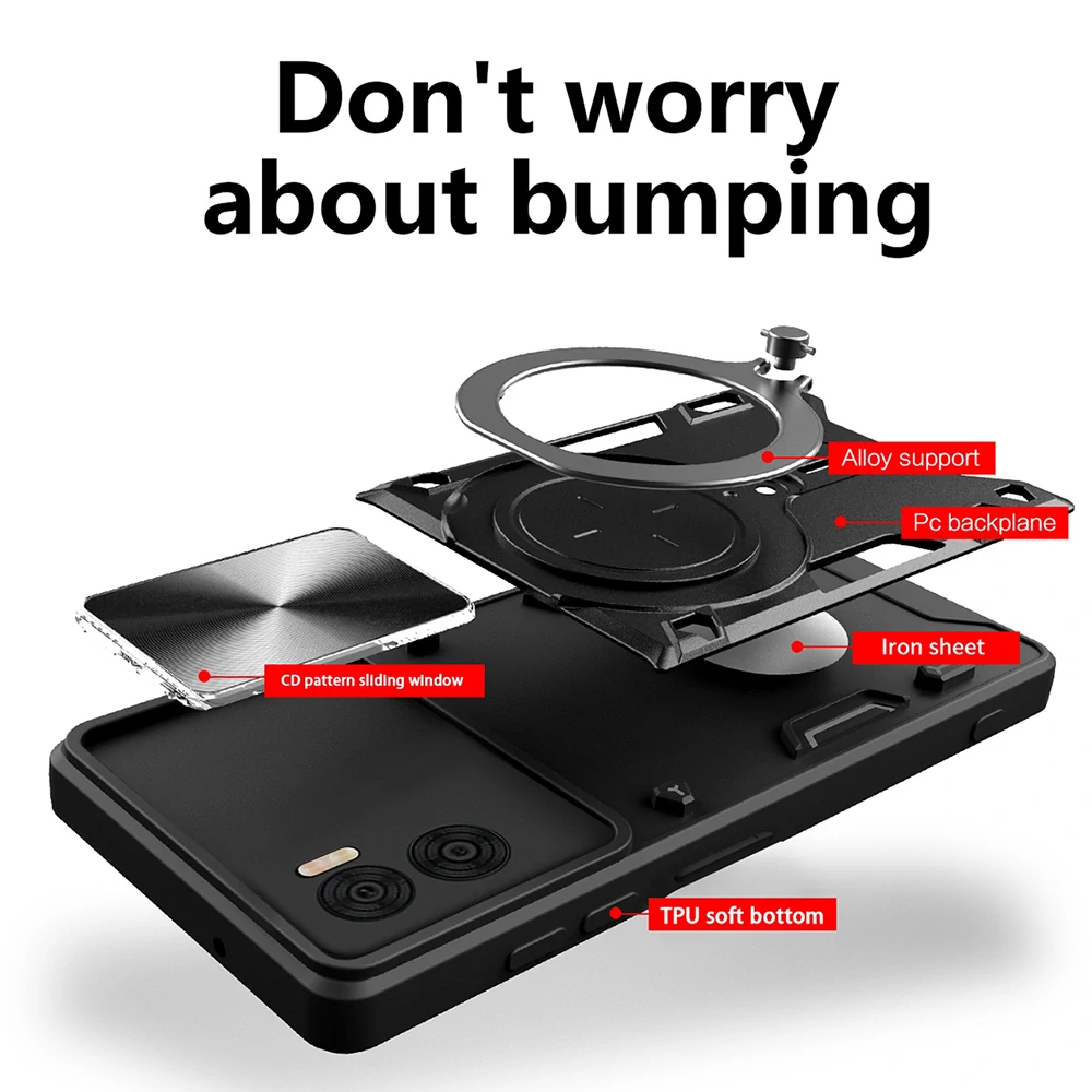Kryt Motorola Moto E22 / E22i Techsuit CamGuard Pro - fialový