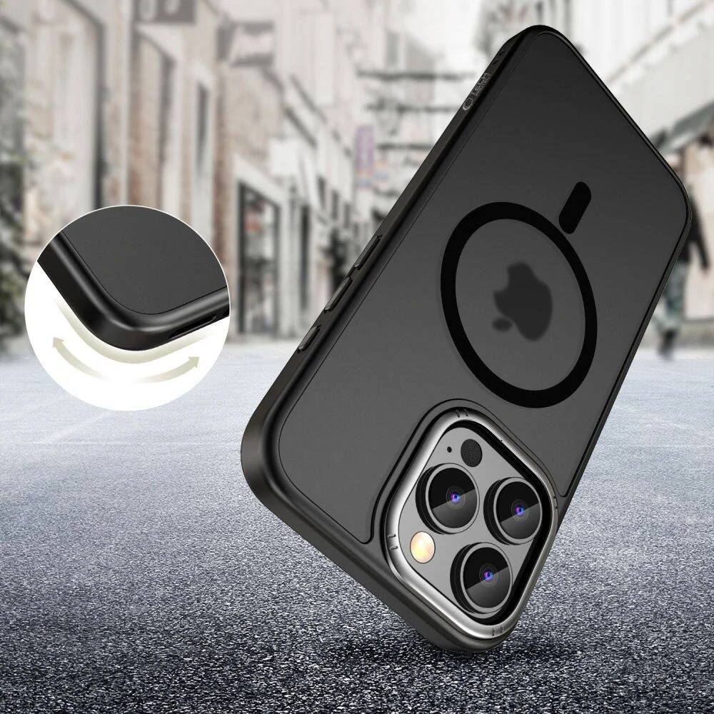 Kryt iPhone 16 Pro Max Tech-Protect MagEdge MagSafe černý