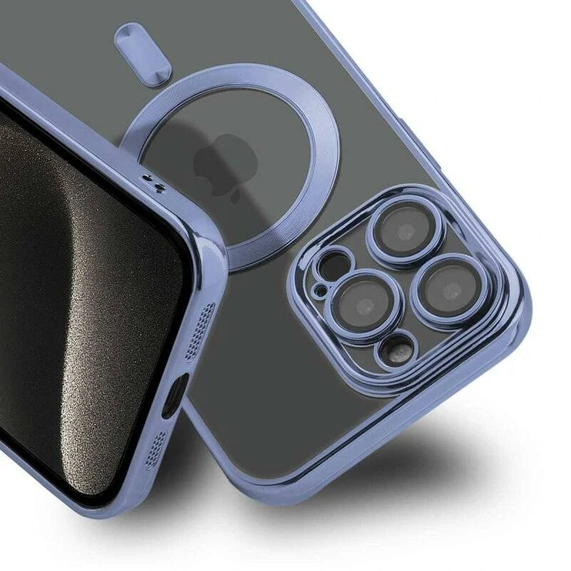 Kryt iPhone 16 Pro Max, Nexeri MagSafe světle modrý
