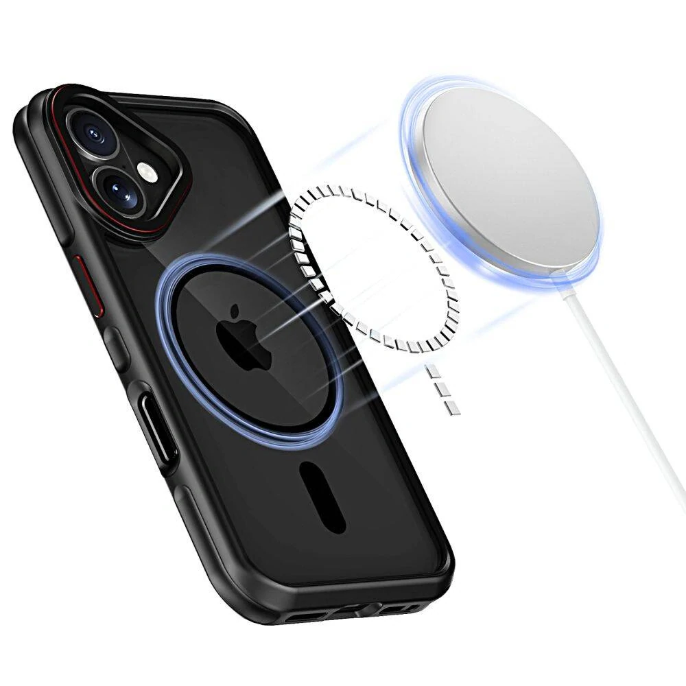 Kryt Apple iPhone 16 Tech-Protect MagHybrid MagSafe černý