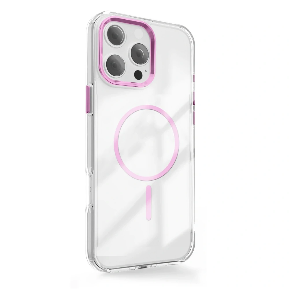 Kryt iPhone 17 Pro Max Thin Mag růžový