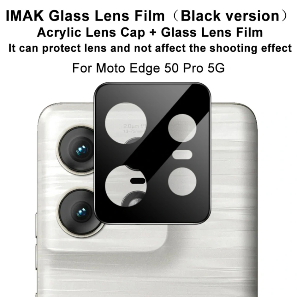 Sklo pro celý fotoaparát Motorola EDGE 50 Pro – černé