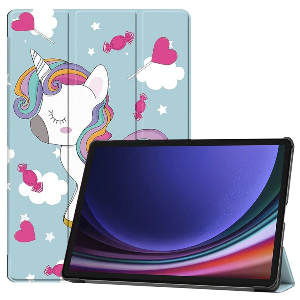 Pouzdro pro tablet Samsung Galaxy Tab Tab S9 Plus / S9 FE Plus / S10 Plus, Techsuit FoldPro Unicorn