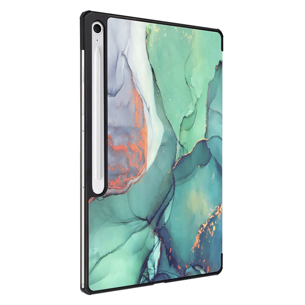 Pouzdro pro tablet Samsung Galaxy Tab S10 FE Plus, Techsuit FoldPro Green Time