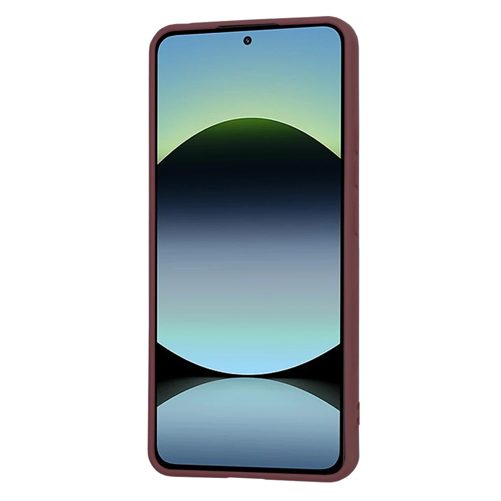 Kryt Xiaomi Redmi Note 14 4G, Techsuit SoftFlex - plum red