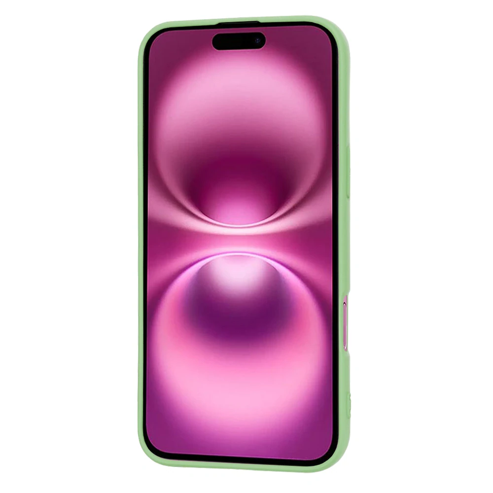 Kryt iPhone 16 Plus, Techsuit SoftFlex - mint green