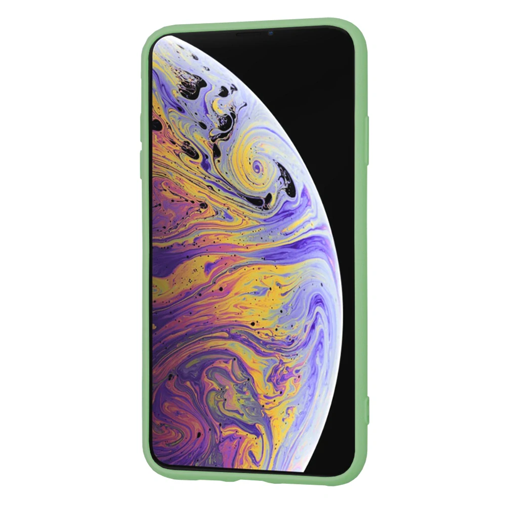 Kryt iPhone XS Max Techsuit SoftFlex - mint green