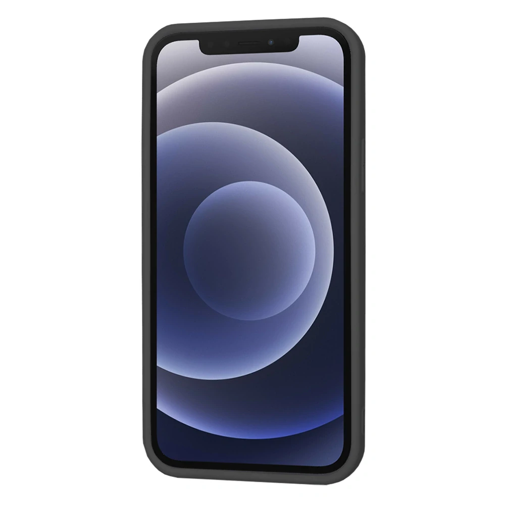 Kryt iPhone 12 Techsuit SoftFlex - black