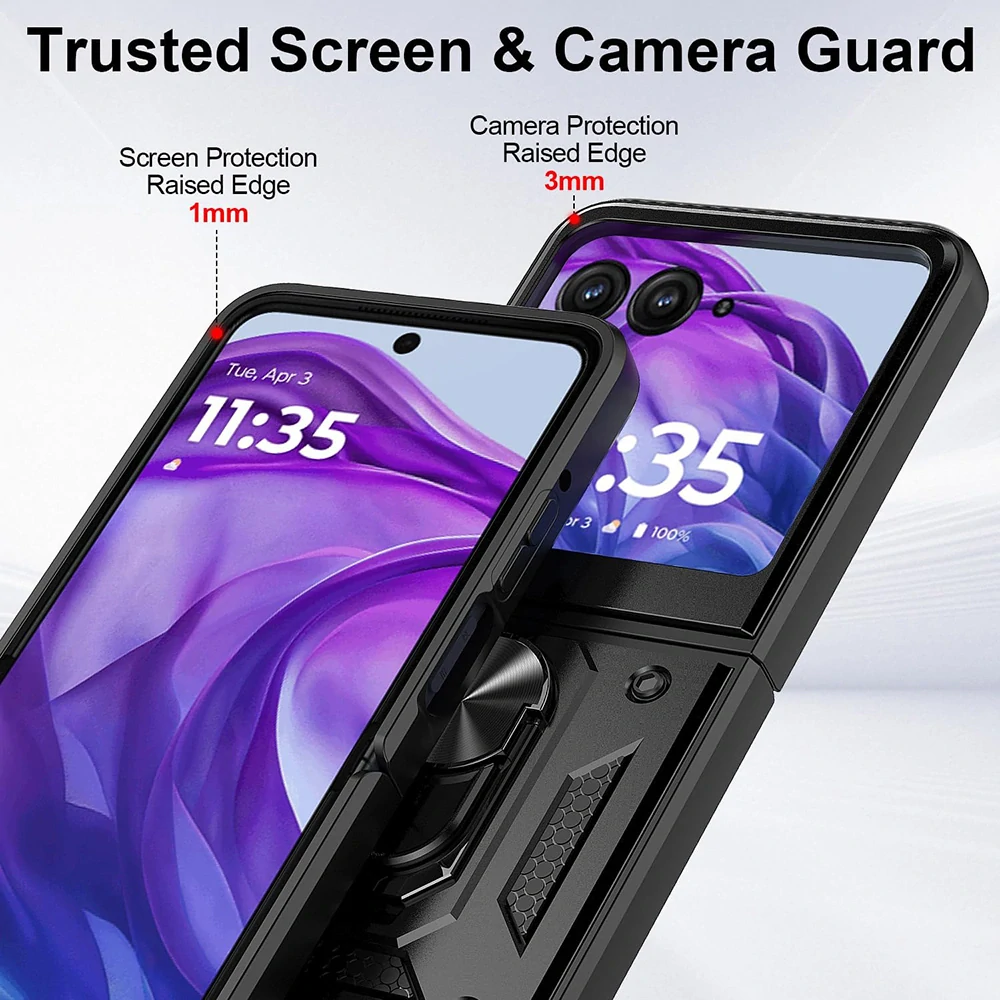 Kryt Motorola Razr 70 Ultra / Razr 60 Ultra, CamShield Pro černý