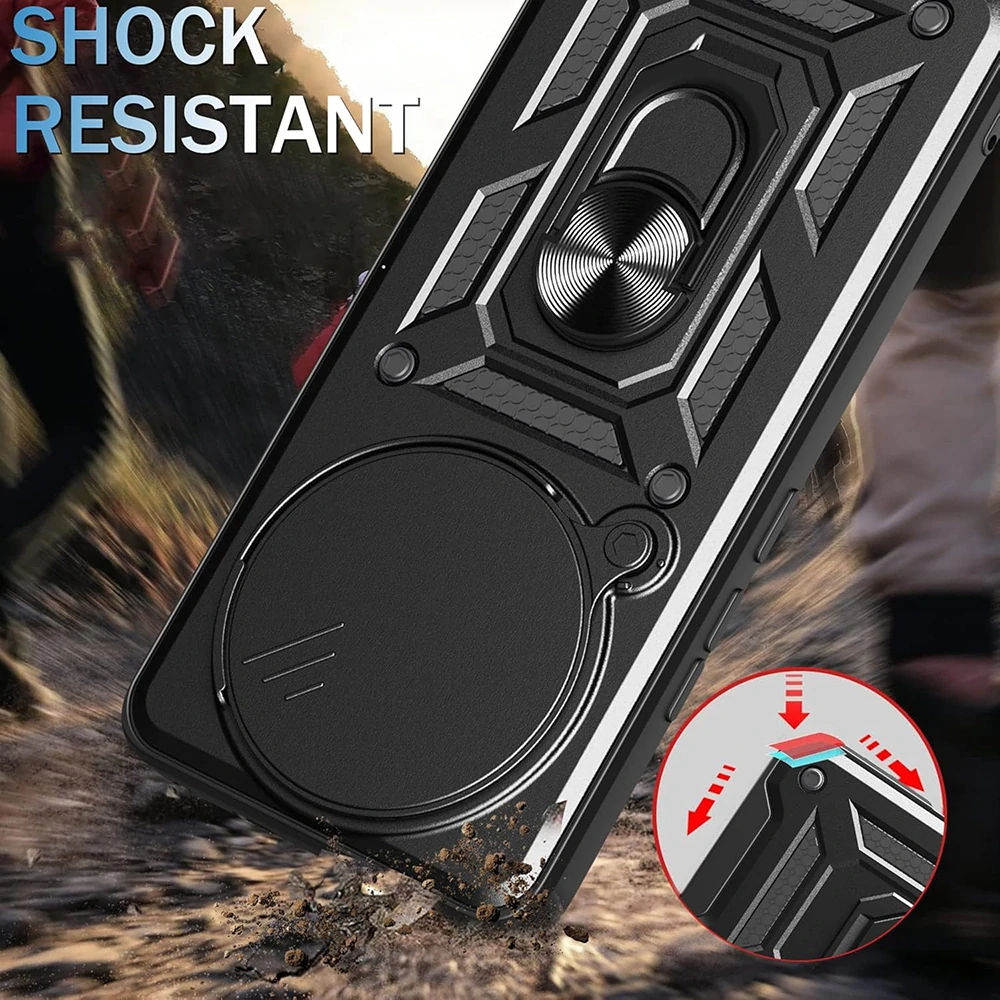 Kryt Honor Magic 7 Lite / X9c Techsuit CamShield Pro modrý