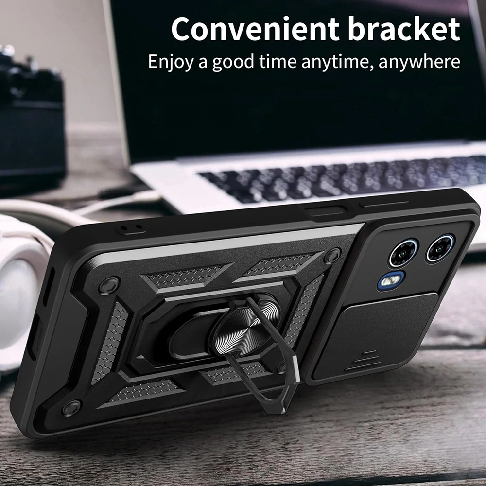 Kryt Motorola Moto G62 5G Techsuit CamShield Pro černý