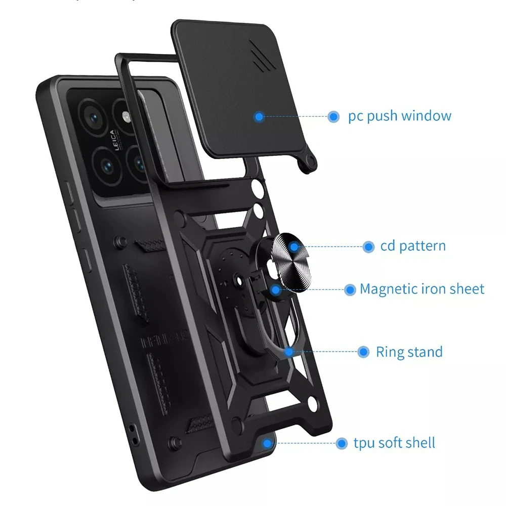 Kryt Xiaomi 15 Pro Techsuit CamShield Pro černý