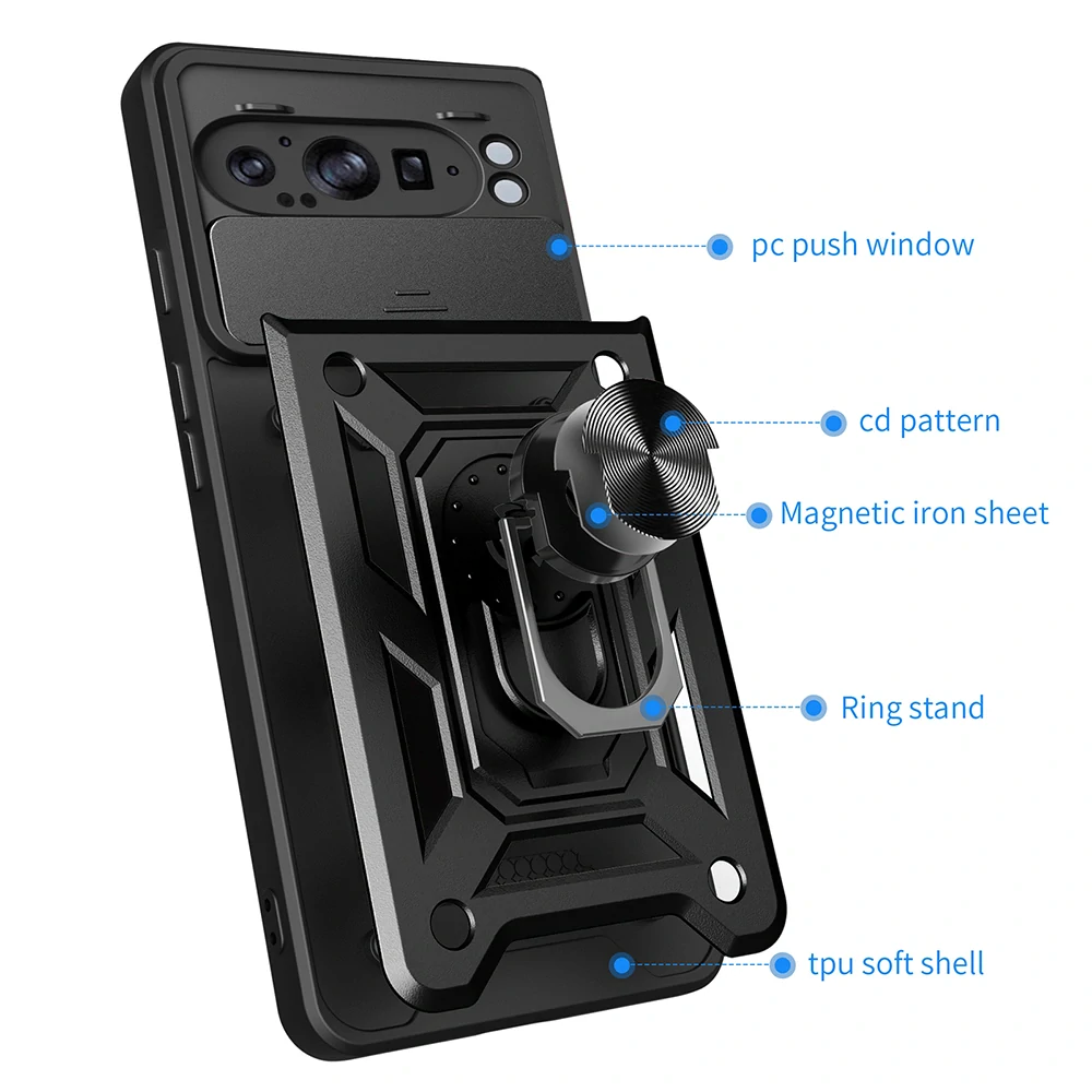 Kryt Google Pixel 9 Pro XL Techsuit CamShield Pro rose gold