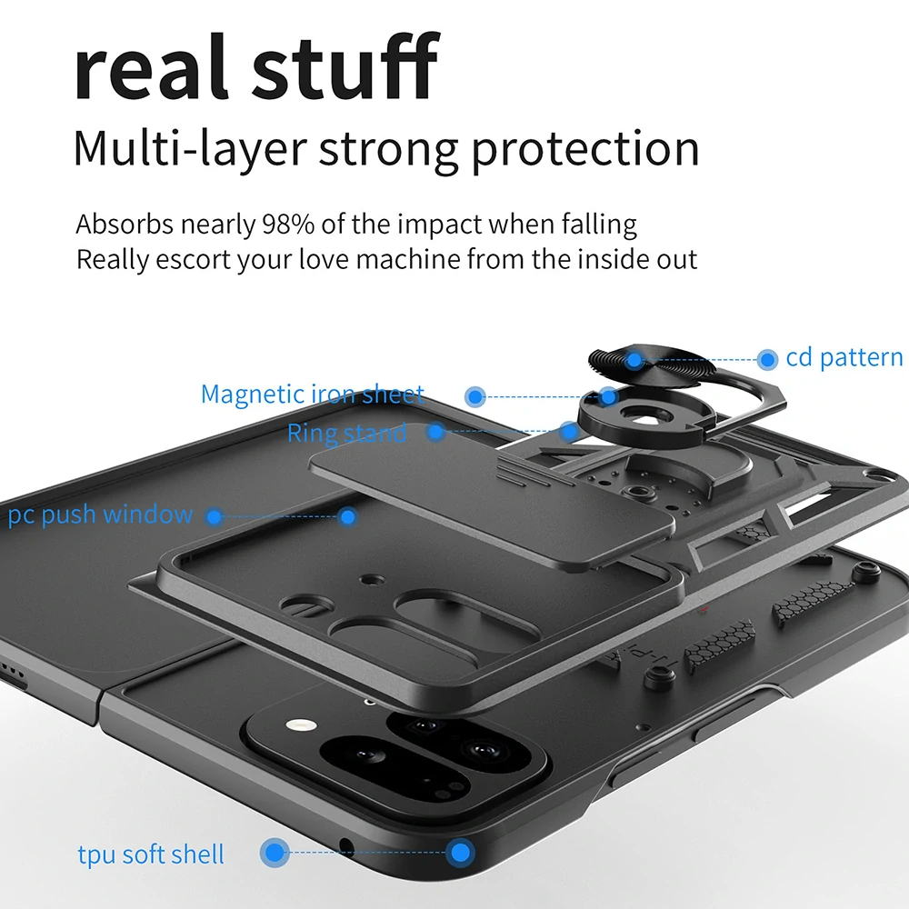 Kryt Google Pixel 9 Pro fold Techsuit CamShield Pro green