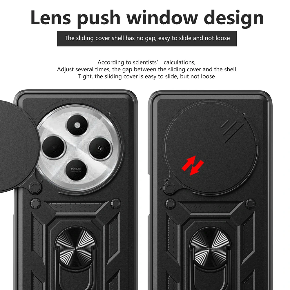 Kryt Xiaomi Redmi 14C / Poco C75 Techsuit CamShield Pro modrý