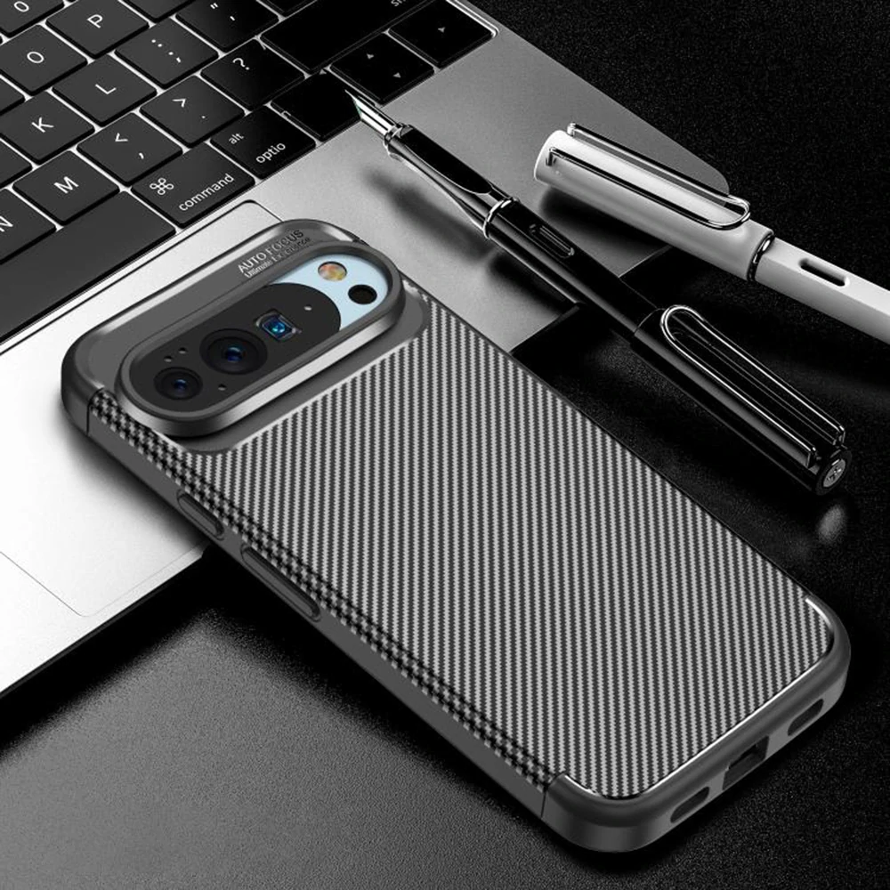 Kryt iPhone 17 Pro Max, Techsuit CarbonFiber černý