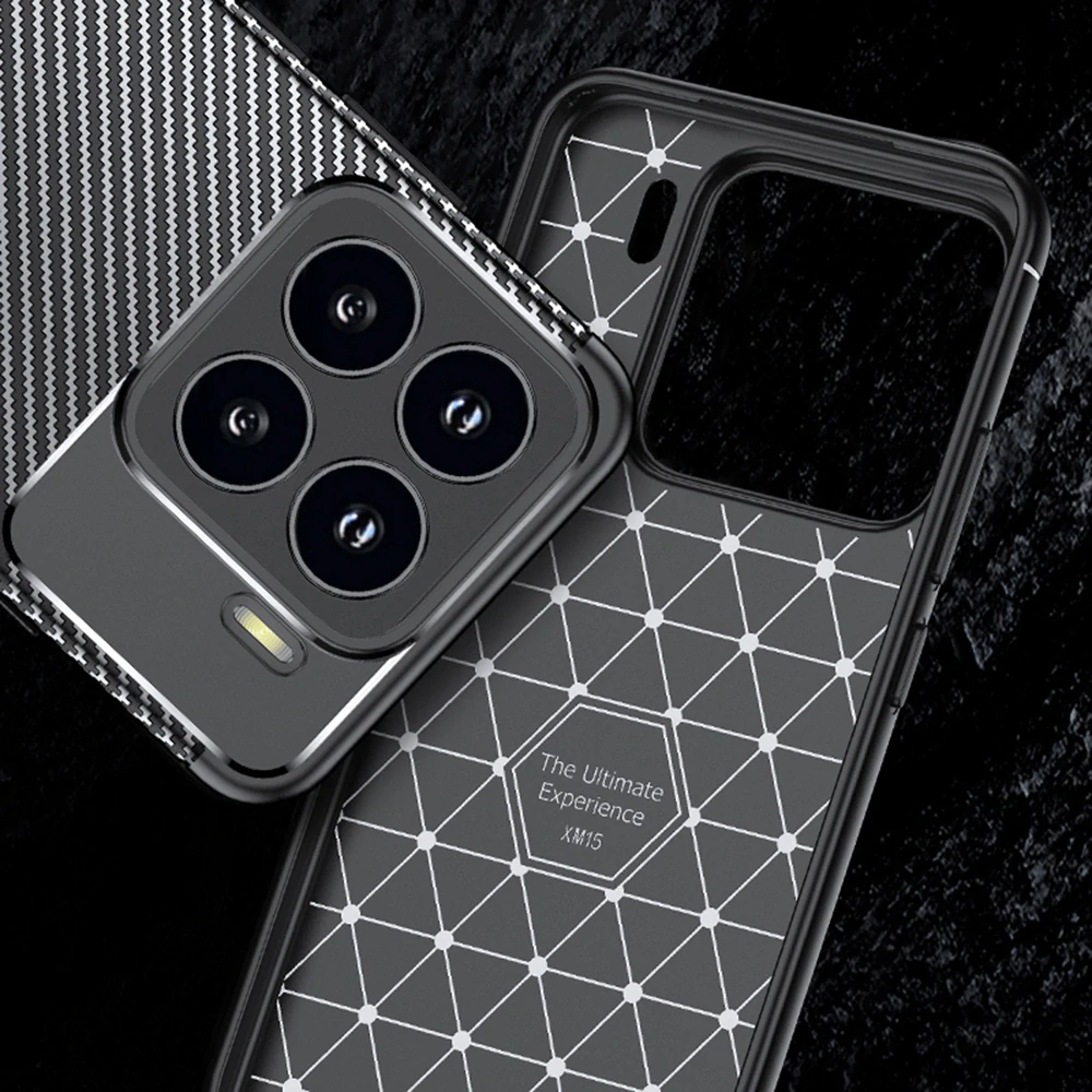 Kryt Xiaomi 15 Pro, Techsuit CarbonFiber černý
