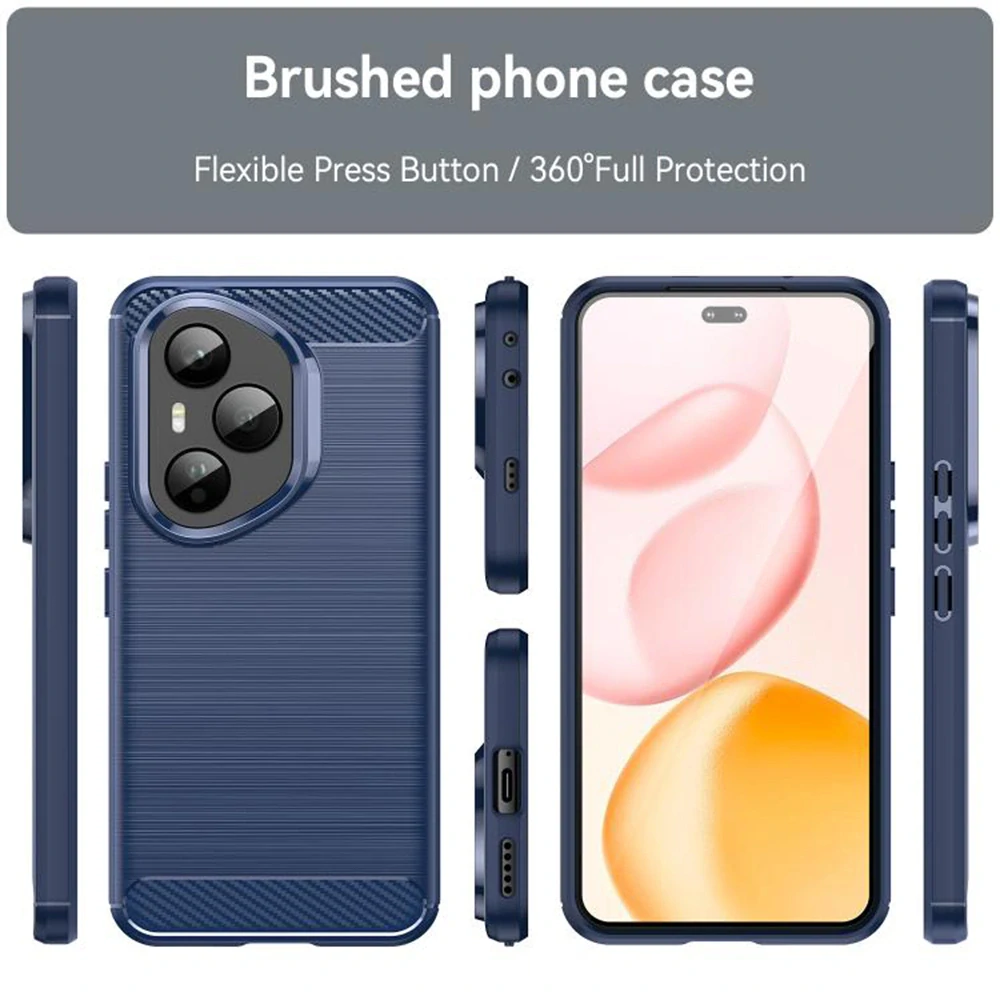 Kryt Honor 400 Pro, Armored Carbon modrý