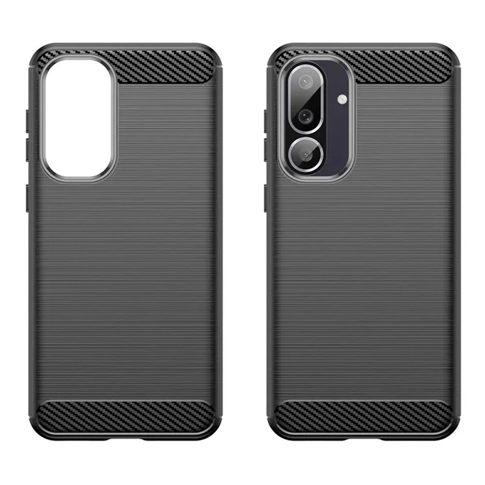 Kryt Samsung Galaxy M56, Armored Carbon černý