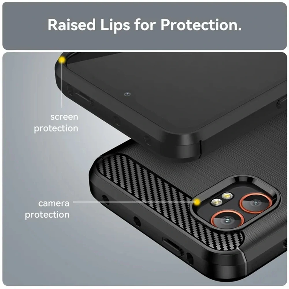Kryt Samsung Galaxy Xcover 7 Pro, Armored Carbon černý