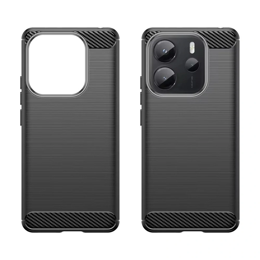 Kryt Xiaomi Redmi Note 14 4G, Techsuit CarbonFiber modrý