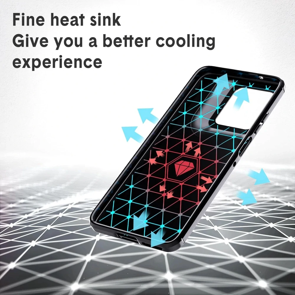Kryt Motorola Moto G15 / G15 Power, Armored Carbon černý