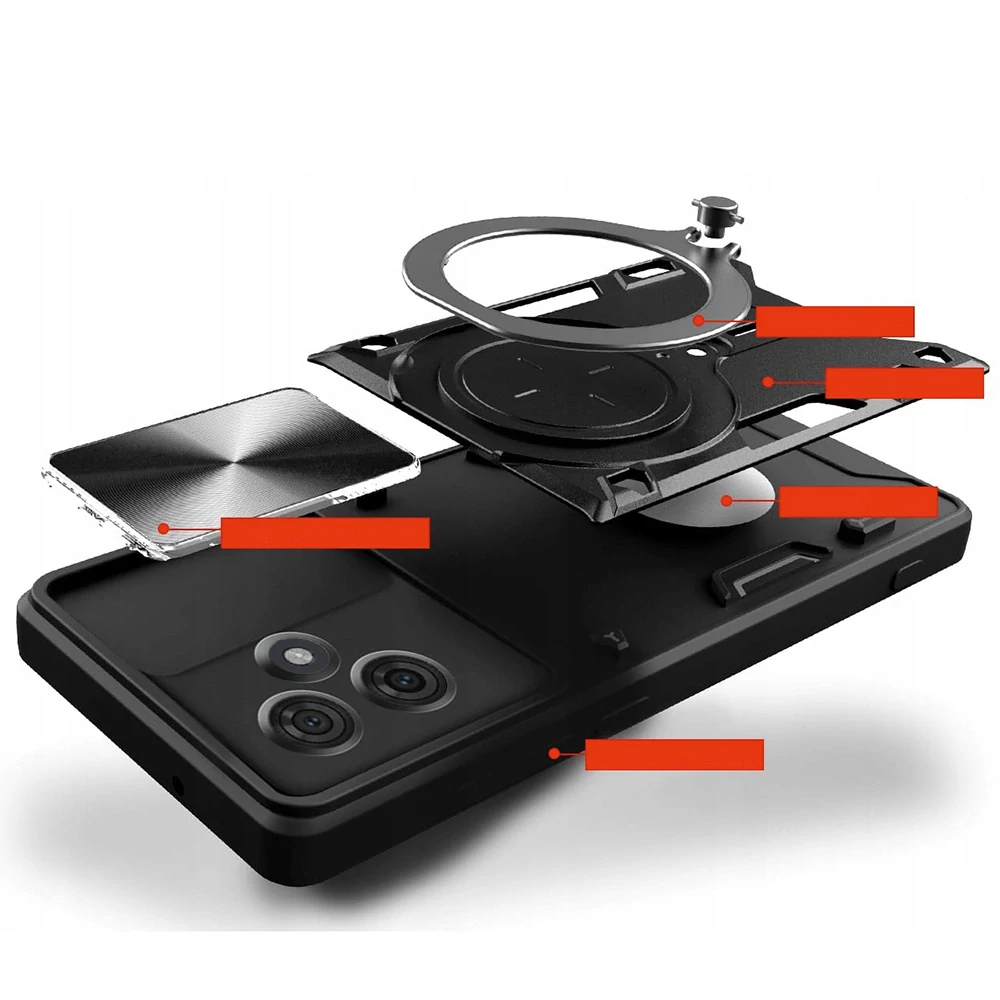 Kryt Motorola Moto G75 Techsuit CamGuard Pro - fialový