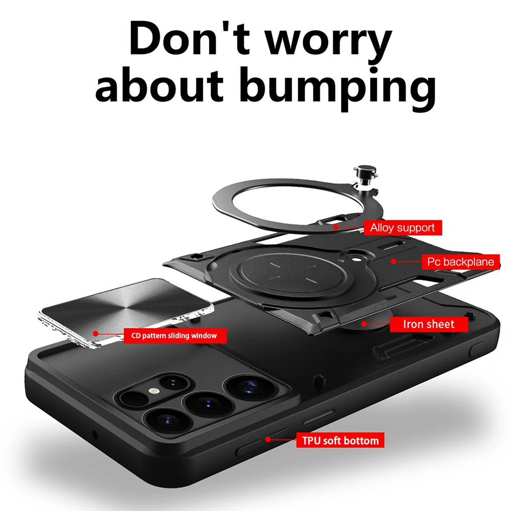 Kryt Samsung Galaxy S25 Ultra Techsuit CamGuard Pro - fialový