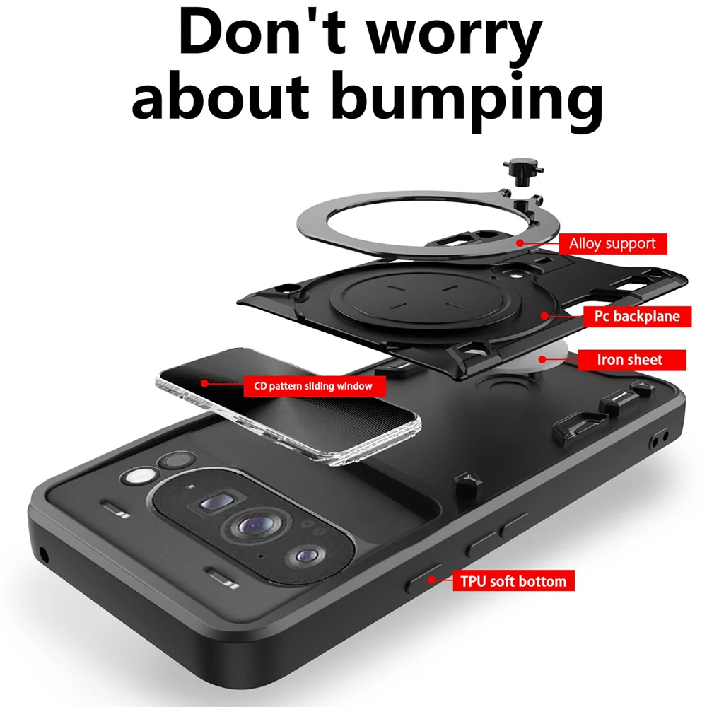 Kryt Google Pixel 9 Pro XL, Techsuit CamGuard Pro - modrý