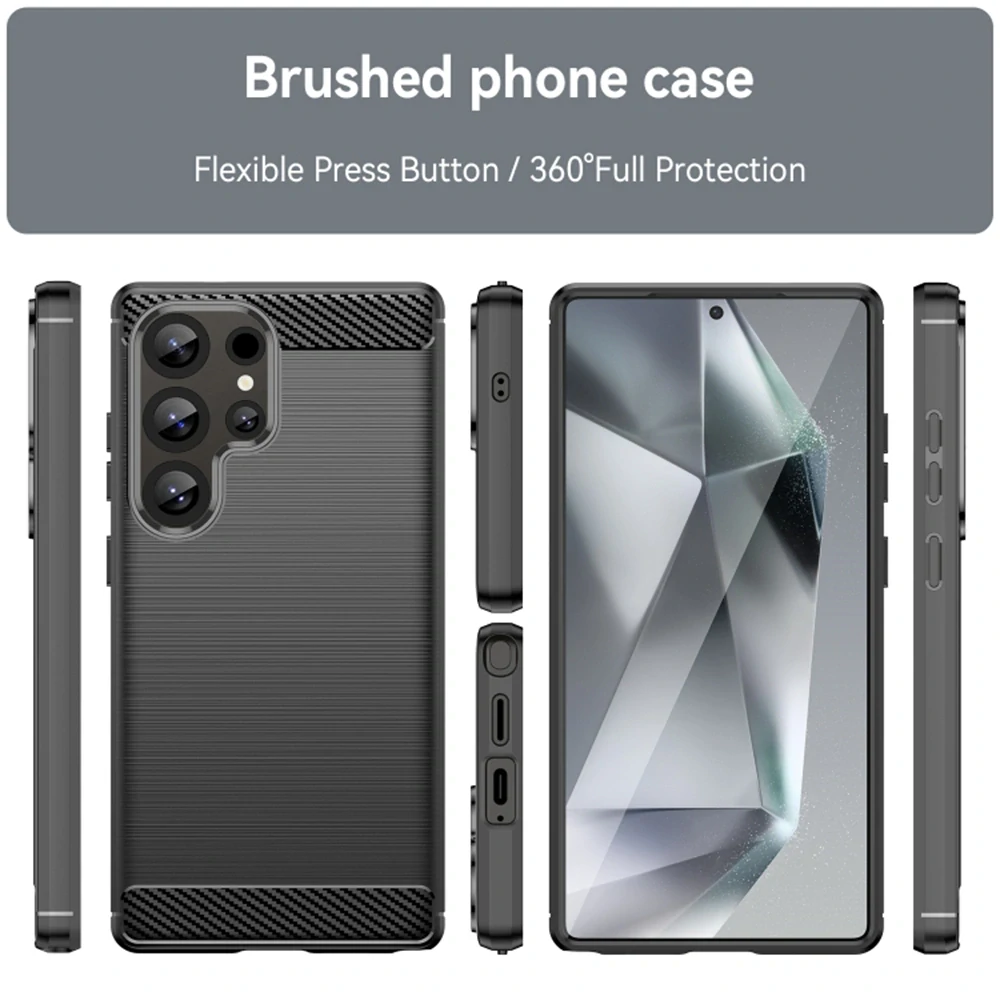 Kryt Samsung Galaxy S25 Ultra Armored Carbon černý