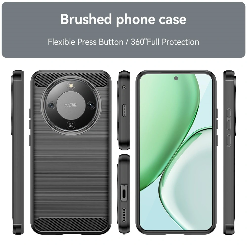 Kryt Honor Magic 8 Lite, Armored Carbon černý