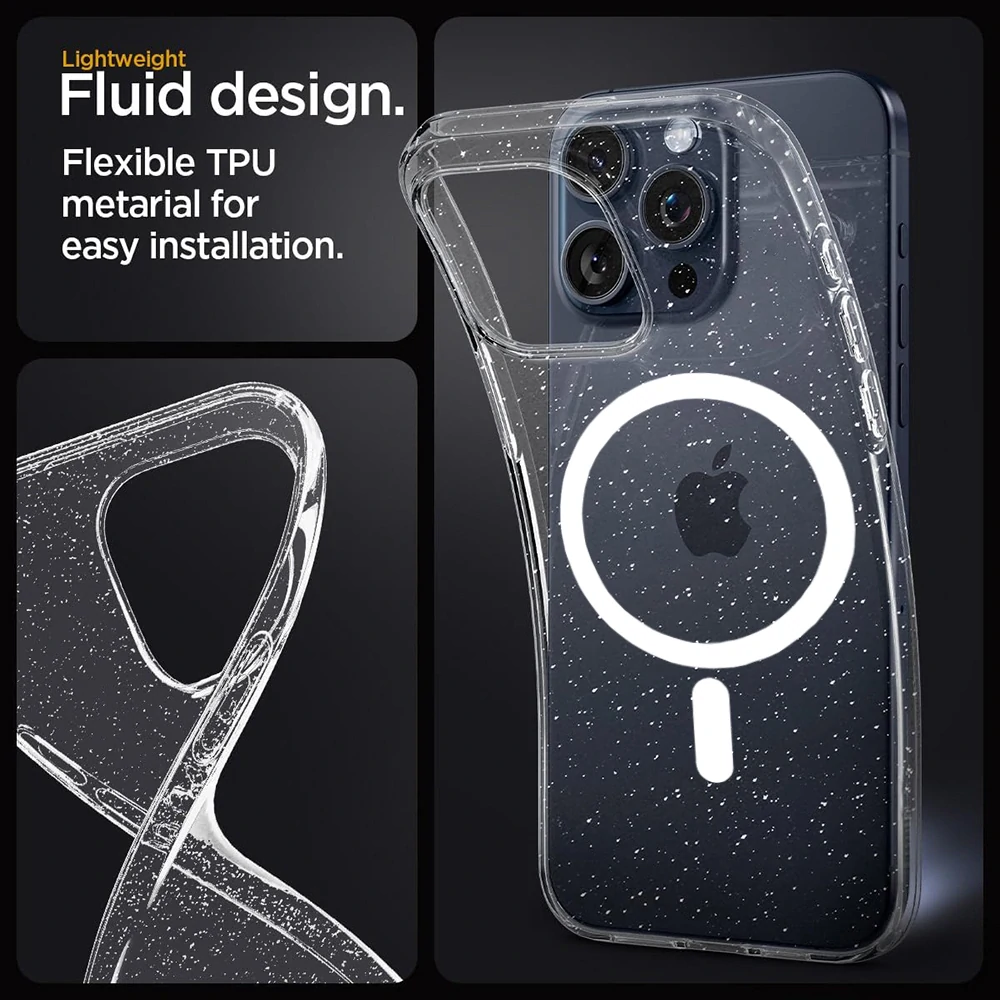 Kryt Xiaomi 15T, SparkleSkin, transparentní
