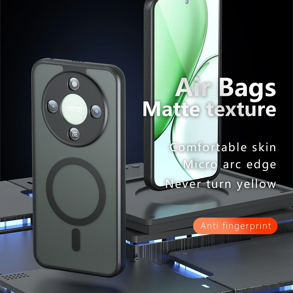 Kryt Honor Magic 8 Lite, PureFrost MagSafe, černé