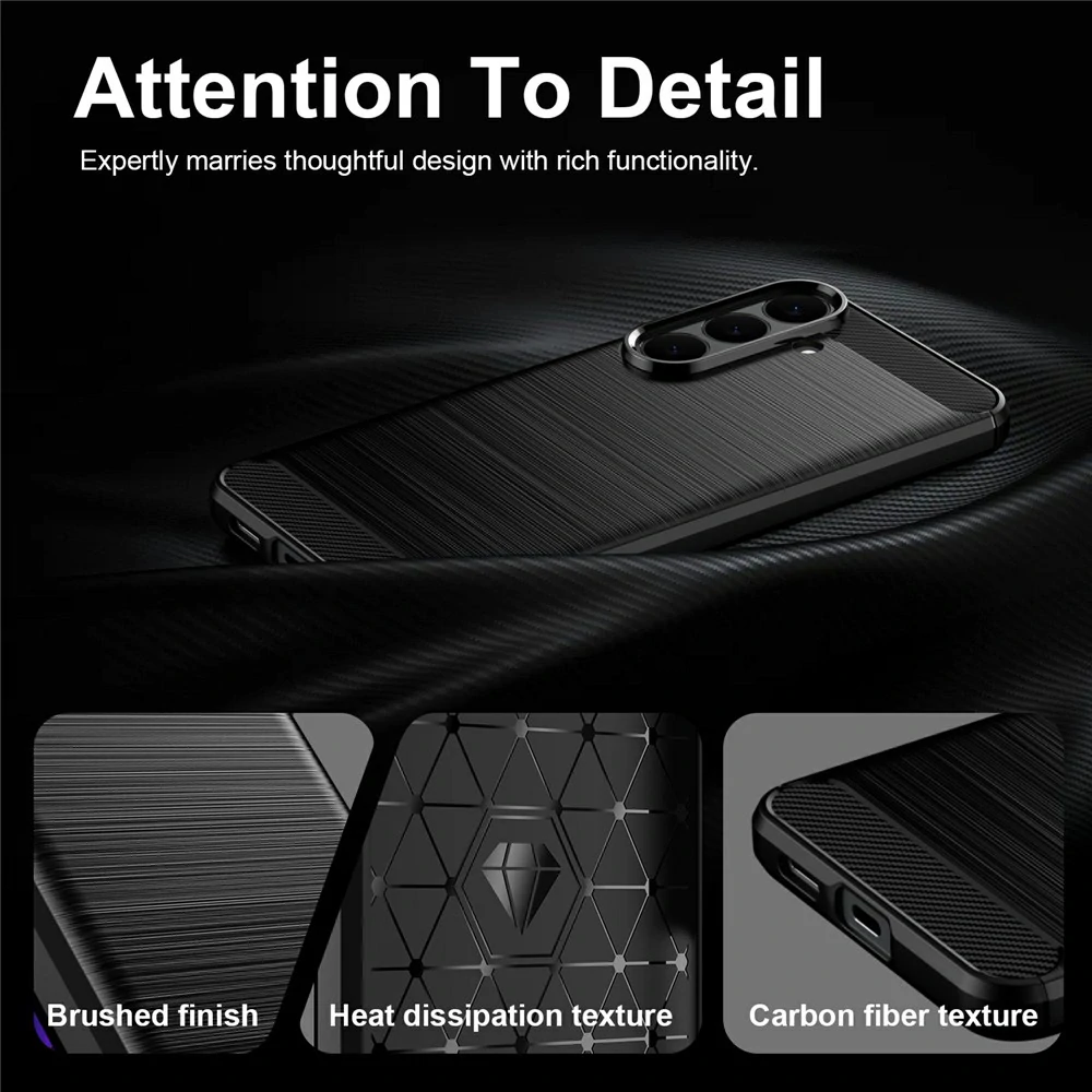 Kryt Samsung Galaxy S26 FE / S25 FE, Armored Carbon blue
