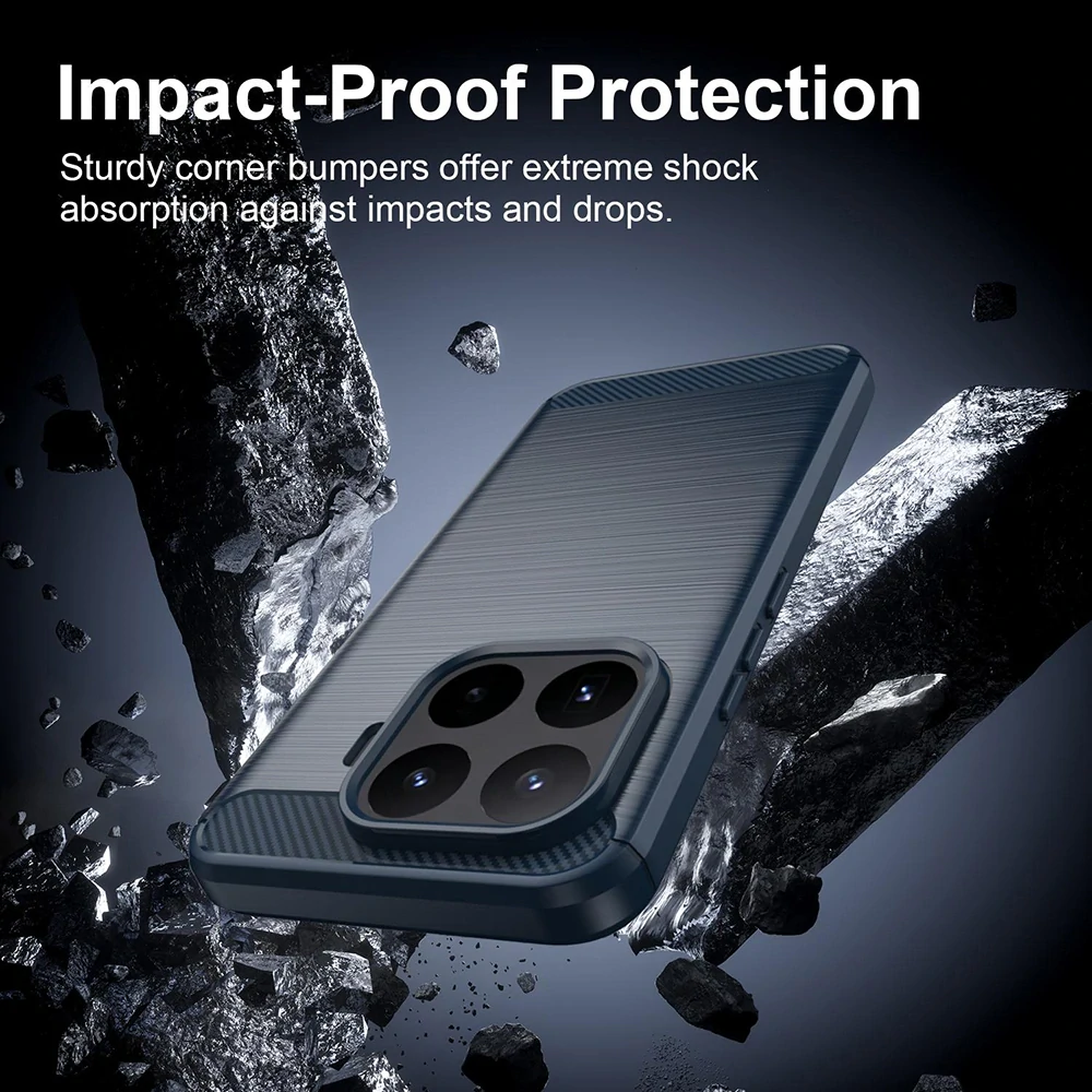 Kryt Xiaomi 17T Pro, Armored Carbon blue