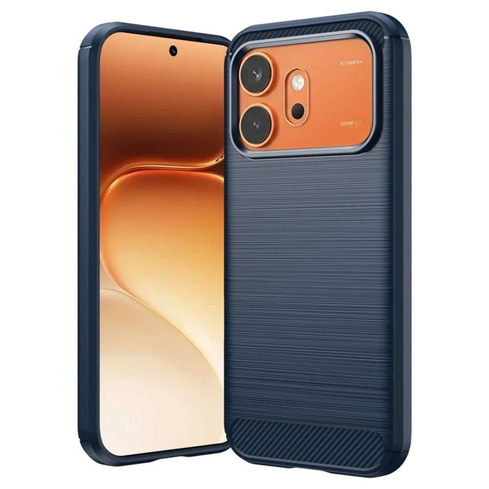 Kryt Honor 600 / 6OO Pro, Armored Carbon blue