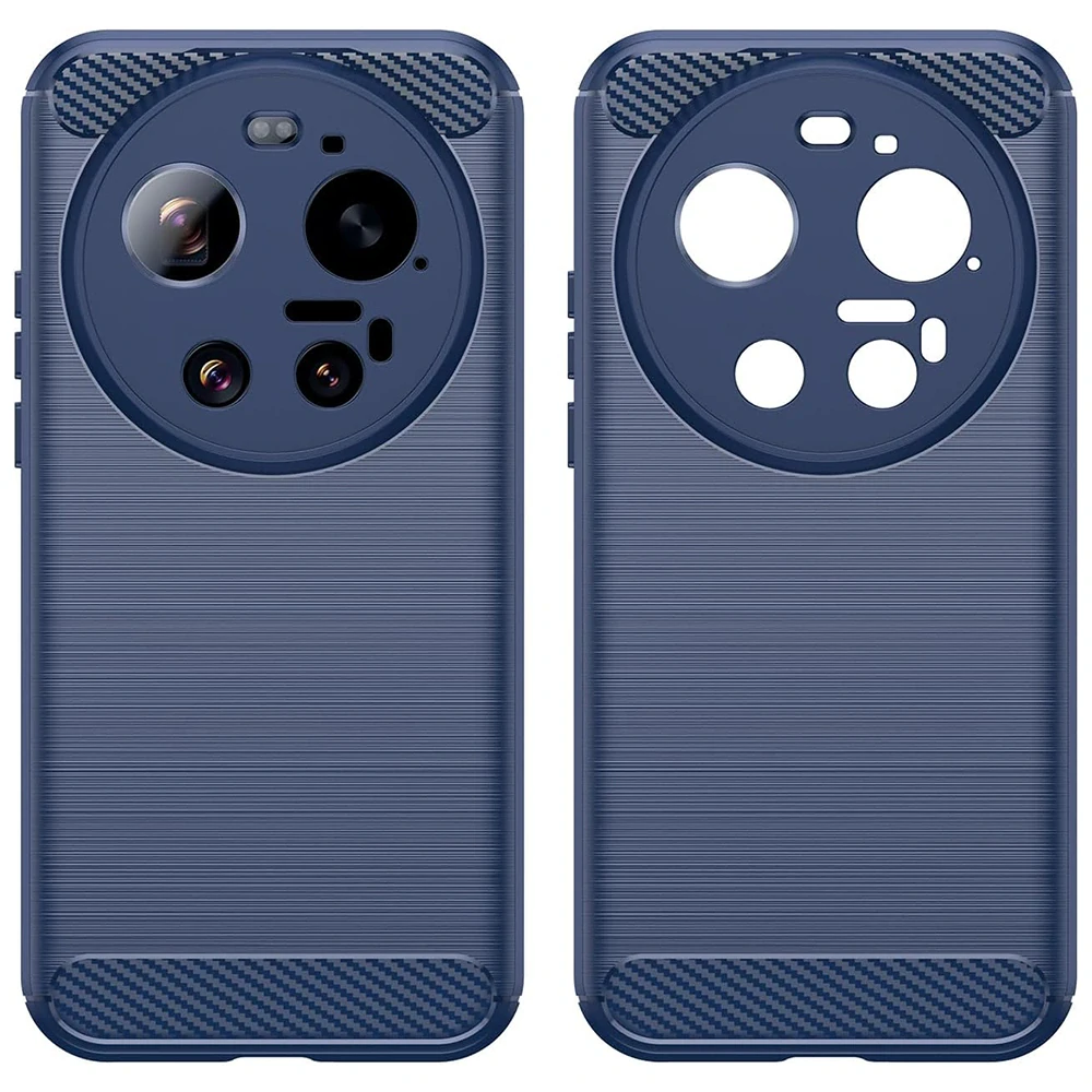 Kryt Xiaomi 17 Ultra, Armored Carbon blue
