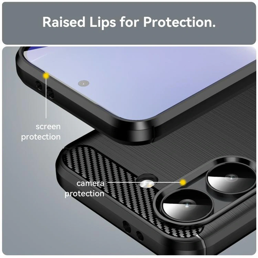 Kryt Xiaomi Poco X8 Pro, Armored Carbon černý