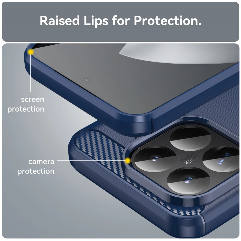Kryt Xiaomi 15T Pro, Armored Carbon blue