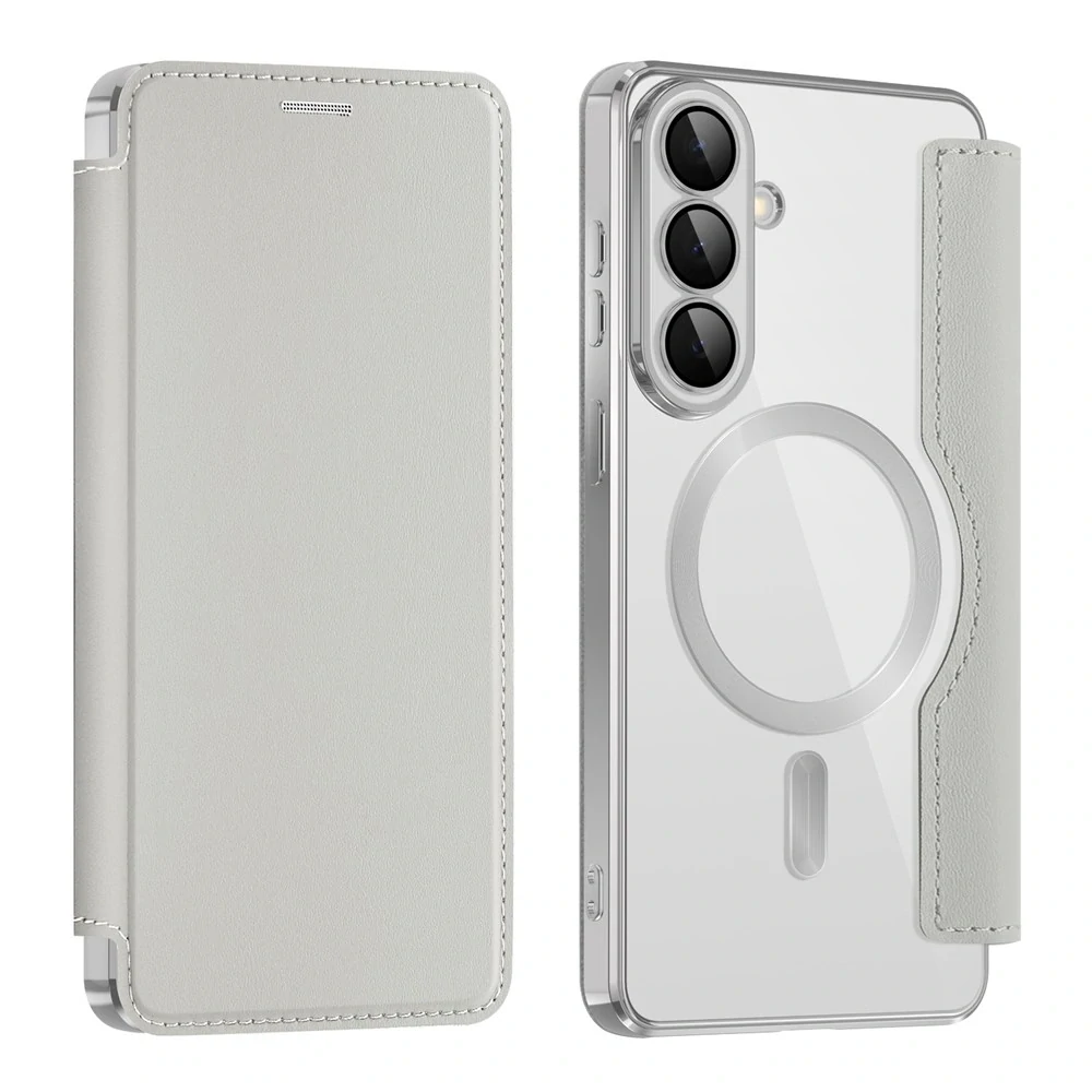 Pouzdro Samsung Galaxy A35 5G, SmartMag Book Case šedý