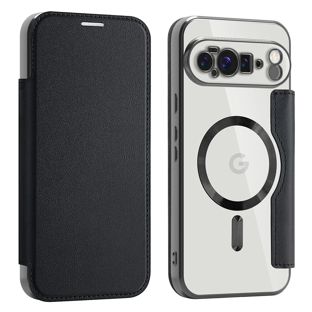 Pouzdro Google Pixel 10 Pro XL, SmartMag Book Case černé